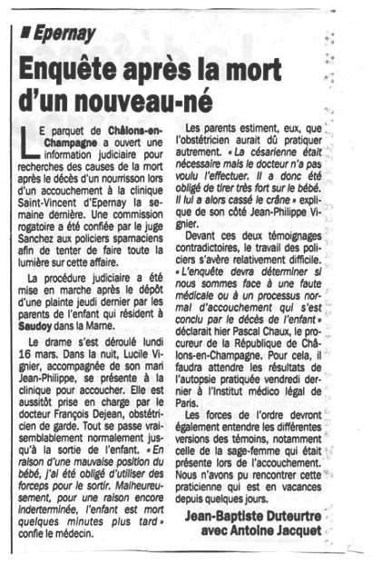 faits divers